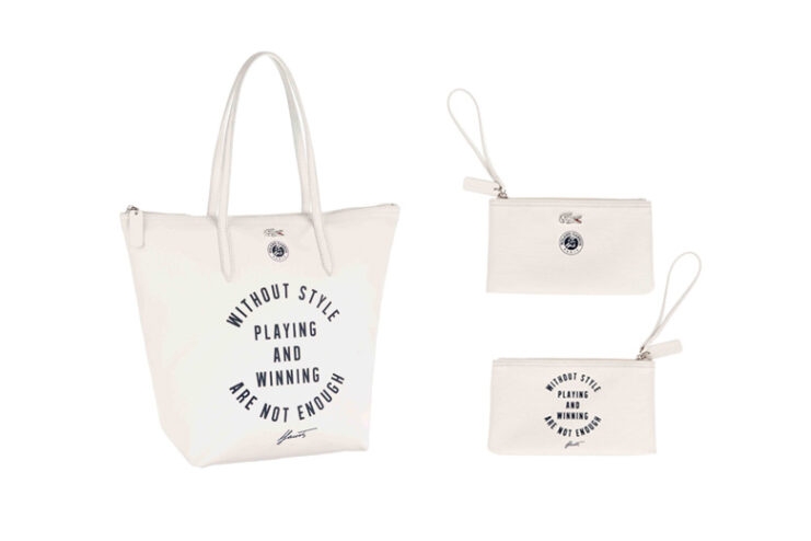 Women's Lacoste for Roland Garros tote Bag - White